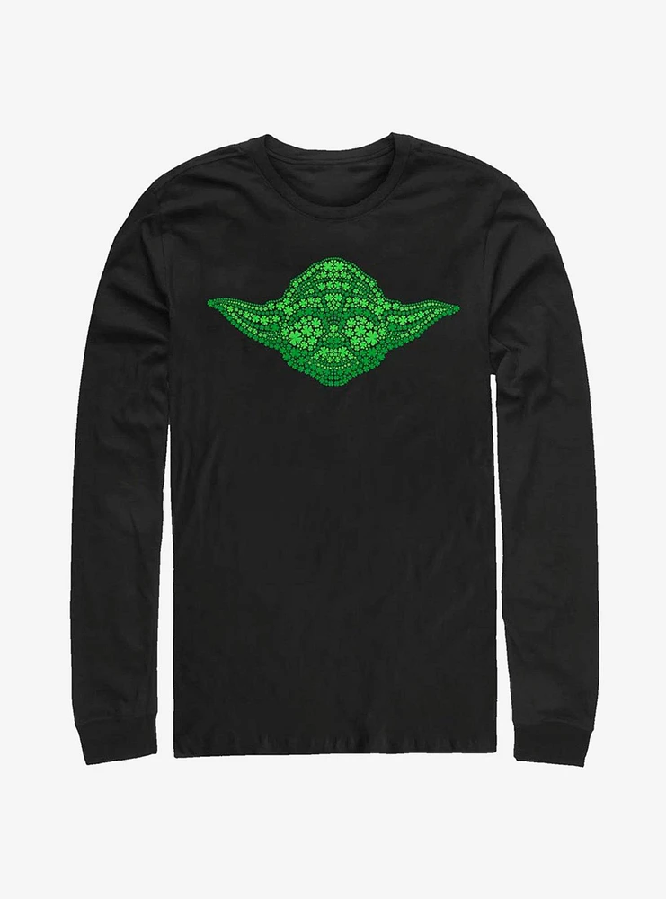 Star Wars Yoda Clovers Long-Sleeve T-Shirt