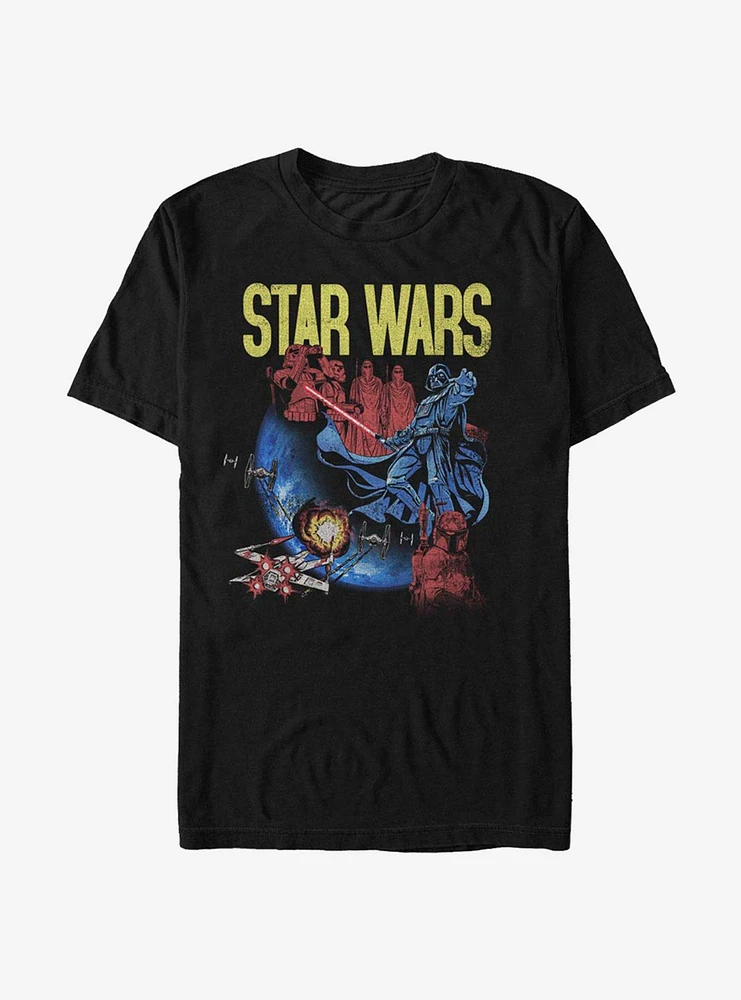 Star Wars Darth Vader Space T-Shirt