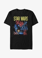 Star Wars Darth Vader Space T-Shirt