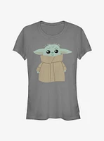 Star Wars The Mandalorian Child Cute Blushing Girls T-Shirt