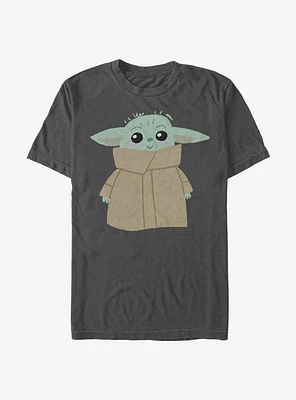 Star Wars The Mandalorian Child Cute Blushing T-Shirt