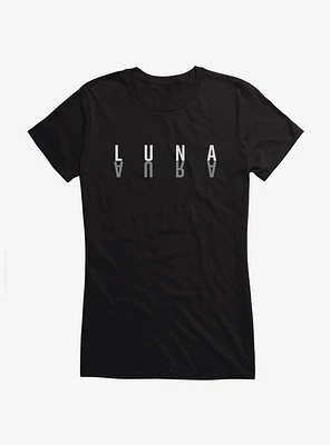 Luna Aura Mirror Logo Girls T-Shirt