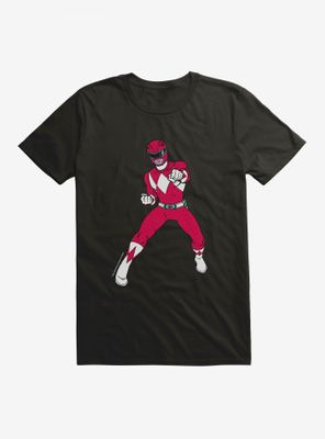 Mighty Morphin Power Rangers Red Ranger Punch T-Shrt