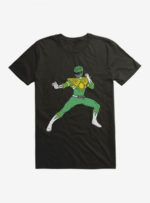 Mighty Morphin Power Rangers Green Ranger Action Move T-Shrt