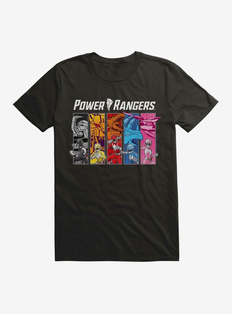 Mighty Morphin Power Rangers Morph Lineup T-Shrt