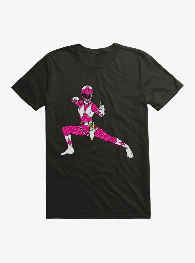 Mighty Morphin Power Rangers Pink Ranger Action Move T-Shrt