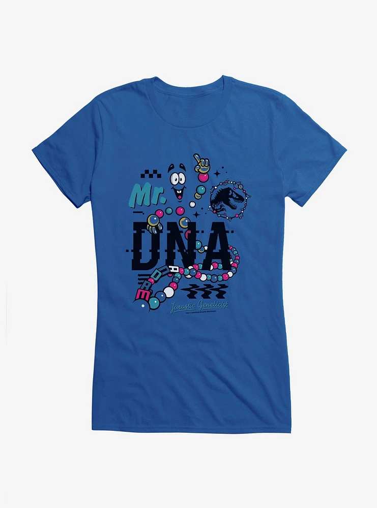 Jurassic World Mr. DNA Geneticist Girls T-Shirt