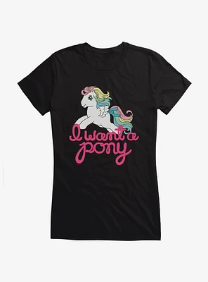 My Little Pony I Want To Party Girls T-Shirt