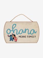 Disney Lilo & Stitch Ohana Door Sign
