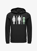 Bathroom Rules Alien Hoodie