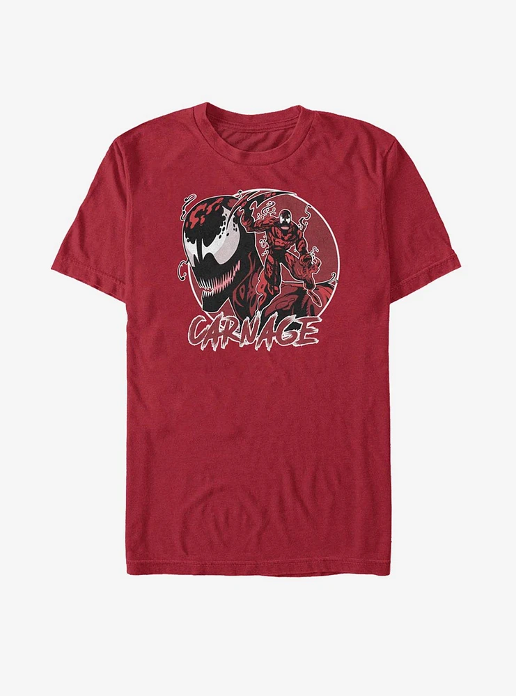 Marvel Carnage Circle T-Shirt