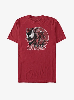 Marvel Carnage Circle T-Shirt