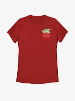 Star Wars The Mandalorian Child Bounty On My Heart Faux Pocket Womens T-Shirt