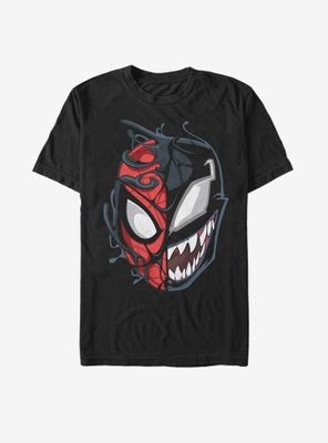 Marvel Spider-Man Venomized Mask Takeover T-Shirt