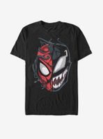 Marvel Spider-Man Venomized Mask Takeover T-Shirt