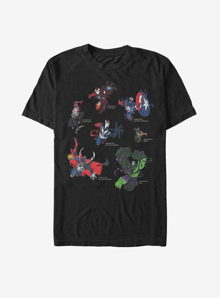 Marvel Avengers Venomized Heroes T-Shirt