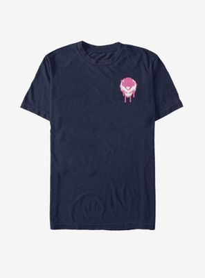 Marvel Venomized Pink Icon Drip T-Shirt