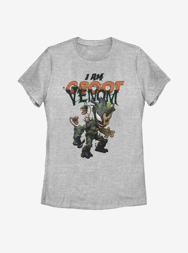 Marvel Guardians Of The Galaxy Groot Venomized I Am Womens T-Shirt