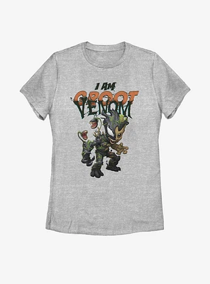 Marvel Guardians Of The Galaxy Groot Venomized I Am Womens T-Shirt