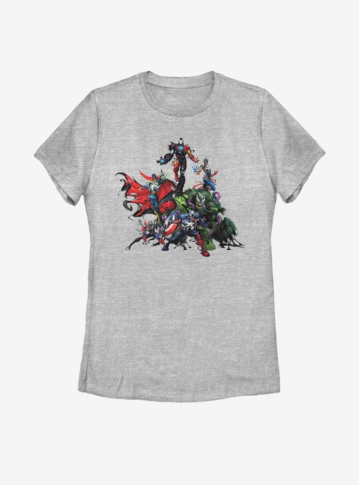 Marvel Avengers Venomized Takeover Womens T-Shirt