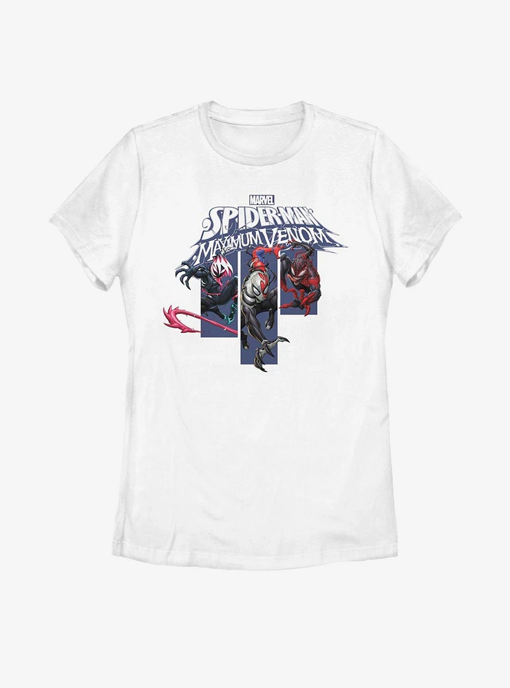 Marvel Spider-Man Venomized Maximum Venom Womens T-Shirt