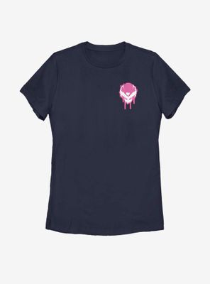 Marvel Venomized Pink Icon Drip Womens T-Shirt