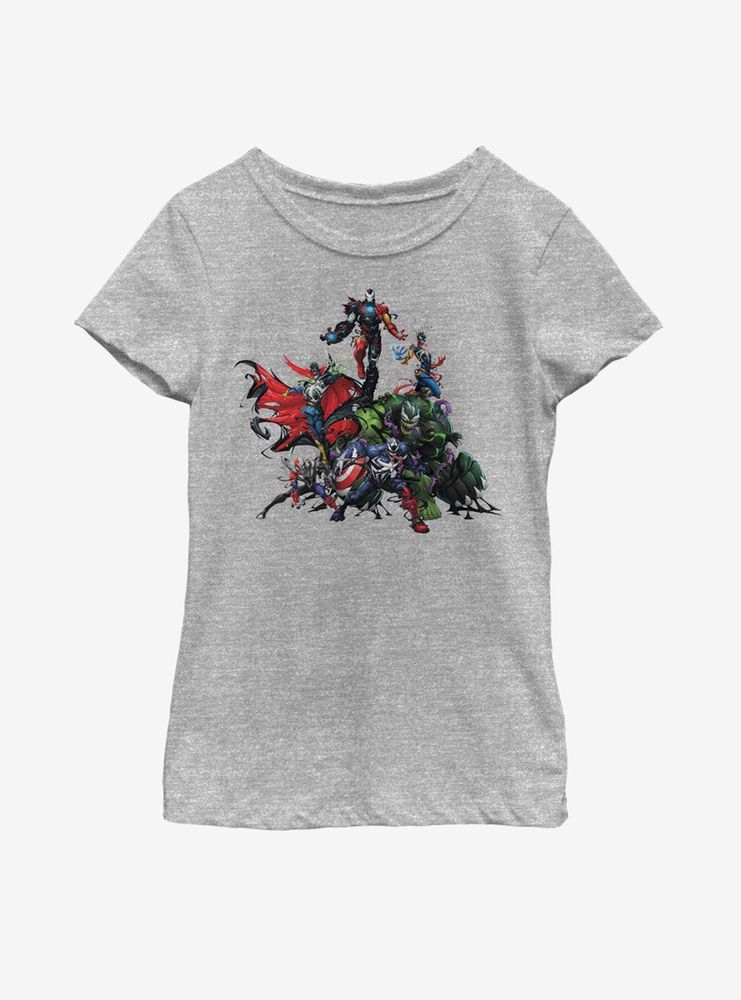 Marvel Avengers Venomized Takeover Youth Girls T-Shirt