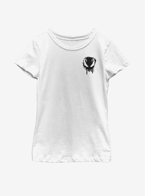 Marvel Venomized Black Drip Icon Youth Girls T-Shirt