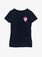 Marvel Venomized Pink Icon Drip Youth Girls T-Shirt