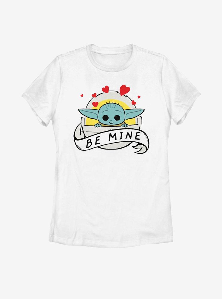 Star Wars The Mandalorian Child Be Mine Womens T-Shirt