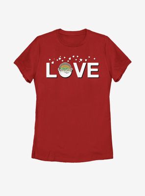 Star Wars The Mandalorian Child Love Womens T-Shirt