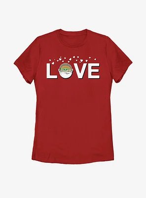 Star Wars The Mandalorian Child Love Womens T-Shirt