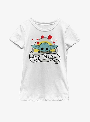 Star Wars The Mandalorian Child Be Mine Youth Girls T-Shirt