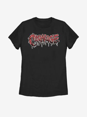 Marvel Carnage Logo Womens T-Shirt