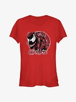 Marvel Carnage Circle Girls T-Shirt