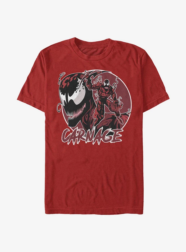 Marvel Carnage Circle T-Shirt