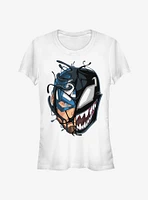 Marvel Captain America Venomized Mask Takeover T-Shirt