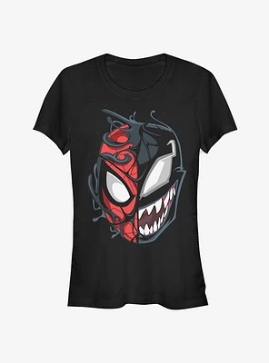 Marvel Spider-Man Venomized Mask Takeover Girls T-Shirt