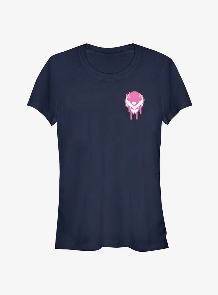 Marvel Venomized Pink Icon Drip Girls T-Shirt