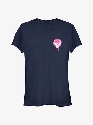 Marvel Venomized Pink Icon Drip Girls T-Shirt