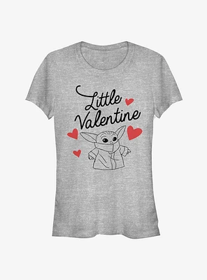 Star Wars The Mandalorian Child Little Valentine Girls T-Shirt