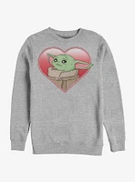 Star Wars The Mandalorian Child Heart Yoda Sweatshirt