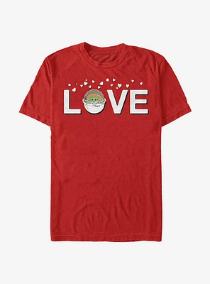 Star Wars The Mandalorian Child Love T-Shirt