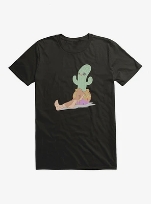 Depresesd Monsters Cactus Rudy With Legs T-Shirt By Ryan Brunty
