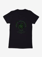 Black Shamrock Club Womens T-Shirt