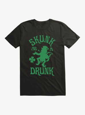 Skunk As A Drunk Leprechaun T-Shirt
