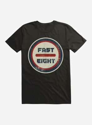 The Fate Of Furious Fast 8 Script Circle Logo T-Shirt