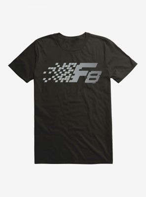 The Fate Of Furious Gray Squared Logo T-Shirt