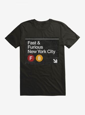 The Fate Of Furious Subway Sign T-Shirt