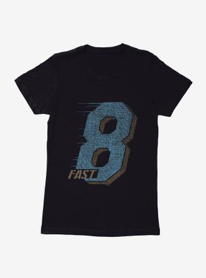 The Fate Of Furious Fast 8 Stencil Logo Womens T-Shirt